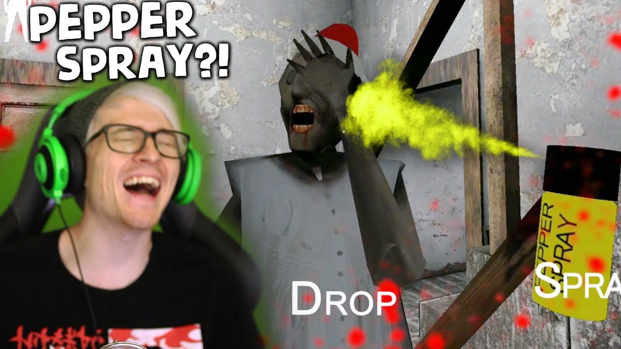 Granny Gets Pepper Sprayed Granny 1 6 Update Youtube