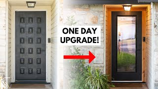 Quickly Improve Your Curb Appeal! How To Replace A Front Exterior Door | DIY