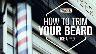 WAHL CANADA CONSUMER - HOW TO TRIM LIKE A PRO | With Ann-Marrie from Starks Barbershop