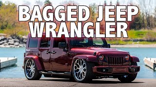 BAGGED JEEP WRANGLER ON 24\