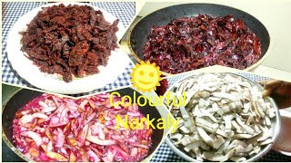 Colourful narkaly/Coconut chips/মজাদার নারকেলি রেসিপি/নারকেলের চিপস।।