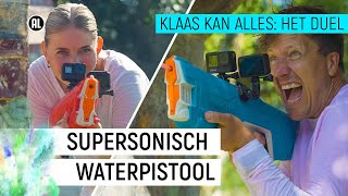 MARIJE EN KLAAS HOUDEN EEN WATERGEVECHT | Klaas kan alles: Het duel #4 | NPO Zapp