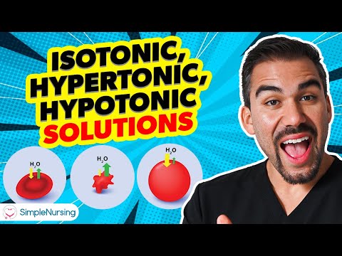 What are types of hypertonic solution?