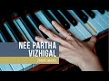 How to play Nee Partha vizhigal #Youtubeshorts | Piano cover | #1KCreator!