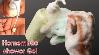 Simple Natural Homemade body wash /DIY shower gel step by step