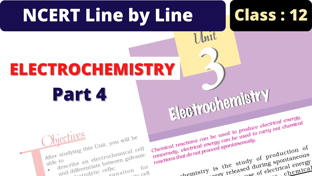 Nernst Equation | Electrochemistry | Class 12 | NCERT Line By Line ...