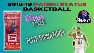 Nous déballons 2018-19 Panini Status Basketball Value Pack!