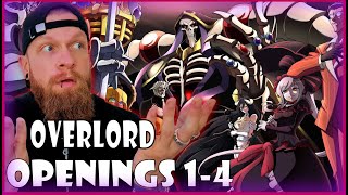 First Time Reacting OVERLORD Openings 1 to 4