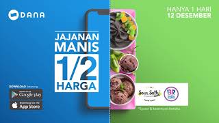 Bisa Jajan Baskin Robbins dan Sour Sally Cuma Bayar 1/2 Harga Pakai DANA!