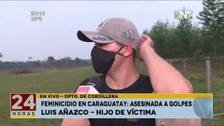 Feminicidio en Caraguatay: Asesinada a golpes