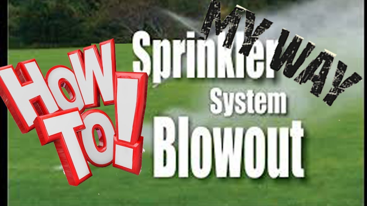 How To Winterize Your Sprinkler System - YouTube