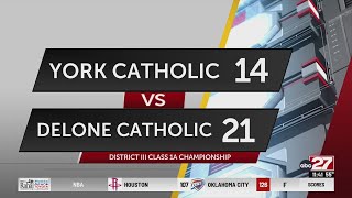 Delone Catholic takes District 3 1A title over York Catholic