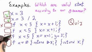 Valid Statements Solution - Programming Languages