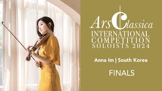 Anna Im | ArsClassica Competition 2024 - FINALS | Bach, Violin Sonata No. 1 in G minor, I. Adagio