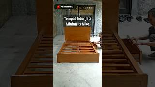 Tempat Tidur Anak Full Kayu Jati Minimalis Niko #mebeljepara #mebeljati #tempattidur #mebel