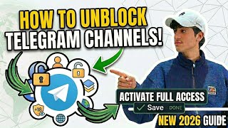 How to Unblock Restricted Channels on Telegram (2026) | Full Mobile Guide!