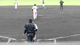 平成23年5月3日全播磨硬式野球団戦（鳴尾浜）2回表　清原