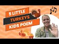 Fun Turkey Poem for KIDS