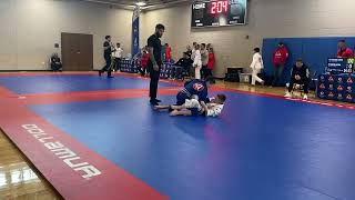 Griffin Burton 11 70lbs gracie Barra doral florida January 2022 match 1 for gold.