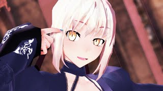 【Fate/MMD】Tda式改変xセイバーオルタでURUSaaA愛