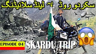 Skardu Road pe landslide 😱 | Episode 04 | Karachi To Skardu  🏍️ | Adventure Ride