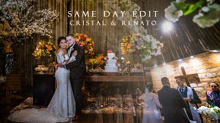 Casamento Cristal e Renato - AFRIKAN HOUSE LOUNGE  #samedayedit #sameday #filmewedding