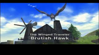 BOSS BATTLE 14 - THE WINGED TRAVELLER BRUTISH HAWK - ROGUE GALAXY