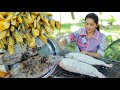 Yummy Fish Salty Cooking Recipe Eating Sesbania - Cooking With Sros