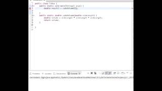 Compute the Volume of a Cube (Java)