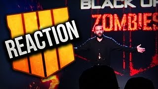BLACK OPS 4 ZOMBIES REVEAL "AUDIENCE REACTION!" (Blood of the Dead, IX, Voyage of Despair REACTION)