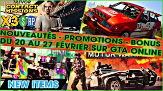 PROMOTIONS \u0026 BONUS au thème du CARNAVAL du 20 AU 27 FÉVRIER sur GTA ONLINE