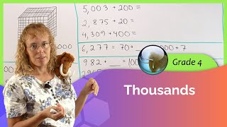 Thousands - 4-digit numbers and place value (4th grade math)