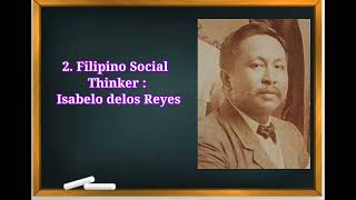 Discipline and Ideas in Social Sciences (Q2). The Filipino Thinkers