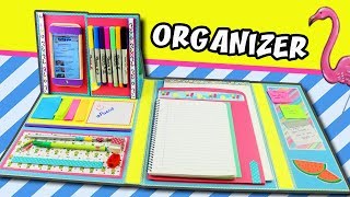 DIY FOLDER ORGANIZER - BACK TO SCHOOL | aPasos Crafts DIY