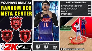 THIS 7'0 META PLAYMAKING DEFENSIVE ANCHOR BUILD IS THE PERFECT CENTER BUILD FOR RANDOM REC ON NBA 2K