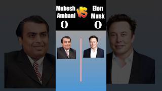 Mukesh Ambani vs Elon musk ❓#shorts