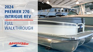 2024 PREMIER 270 INTRIGUE REV WITH ROTATING STERN Available now at MarineMax Panama City Beach