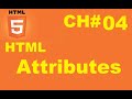 HTML Attributes - HTML TUTORIAL - w3Schools - Chapter 04 ENGLISH