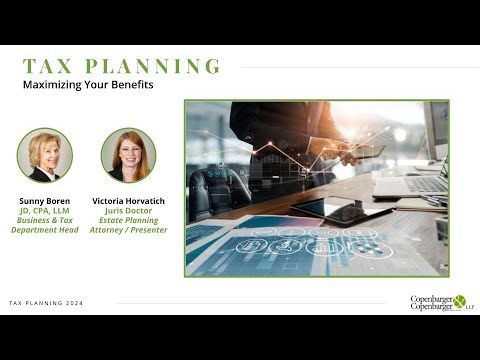 2024 Tax Planning Strategies Maximize Your Benefits - YouTube