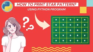 Rectangle and Square Star Pattern || Python Pattern Program