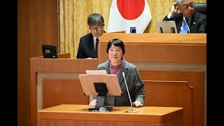 令和6年第4回定例会一般質問　小林松子議員（12月6日）