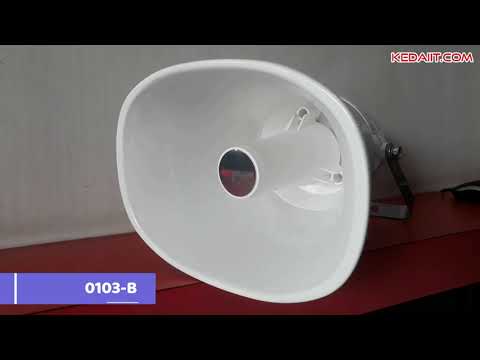 DS-PA0103-B IP Horn Speaker - YouTube