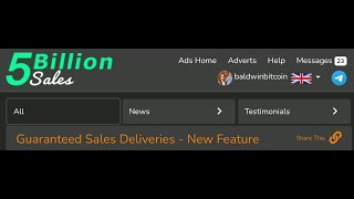 5 Billion Sales Guaranteed Sales Review Progress 2 #guaranteedsales #5billionsales #baldwinbitcoin