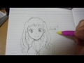 女の子描いてみた【ツインテール】