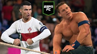 ‘He’d be one of those high-flyers!’ Could RONALDO WRESTLE with the WWE in Saudi? 🥊👀 | ESPN FC