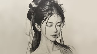 素描教程-侧脸画法