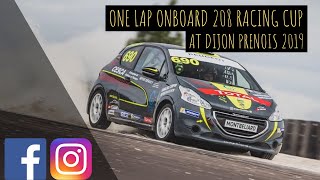 1 LAP ONBOARD 208 RACING CUP AT DIJON PRENOIS 2019