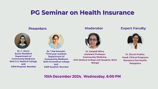 PG Seminar: Health Insurance