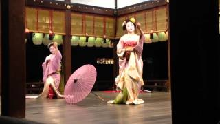 東山花灯路 2016 宮川町 舞奉納  八坂神社