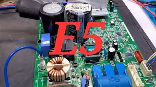 PEL DC inverter AC E5 error code#253